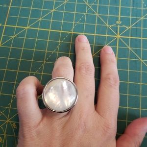Park Lane mother of pearl cocktail ring
